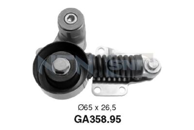 SNR GA358.95 Tensioner Pulley, V-ribbed belt for Alfa Romeo Fiat Lancia