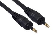 12 FT Mini Toslink Optical Audio Cable 3.5 mm Sound System stereo S/PDIF Mac PC