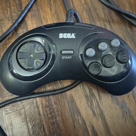 Sega Genesis Black Video Game Console Untested and Sega -CD