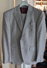 LNWOT Ermenegildo Zegna Custom Light Gray Wool Torin 3-Piece Suit EU52R US42R