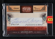 2010 Panini Century Collection Souvenir Cuts 95/100 Eddie Arcaro #16 Auto 0oa2