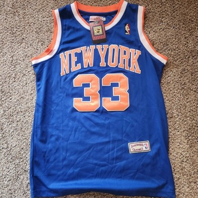 Patrick Ewing Signed NY Knicks AUTOGRAPHED JERSEY Mitchell & Ness Size 48 NWT 