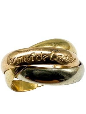 Cartier Trinity Ring 750er Gelbgold, Weißgold, Roségold