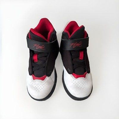 Jordan Flight High Top Black Red White Kids Unisex Athletic Basketball Sneakers