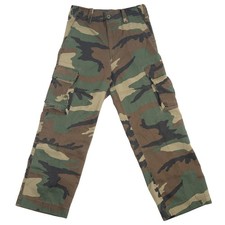 Rothco Kids Vintage Paratrooper Fatigue Pants  Woodland Camo  Medium 24" - 27"