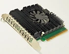 HighPoint Technologies RocketU 1388D PCIe x16 8*10Gb/s Port USB-C 3.2 Controller