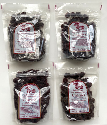 4 Packs Trader Joe's Dried Pitted Tart Montmorency Cherries, 8oz X 4 Bags