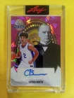 NEW Cayden Boozer Auto FACTORY ENCASED 2026 Leaf Presidents Day Autograph #1/1