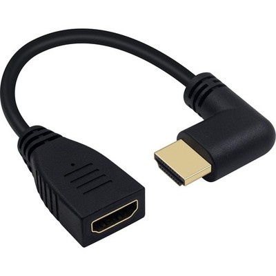 Maxhood 8K HDMI Linker Winkel HDMI Kabel, Verlängerungskabel Linker Winkel 
