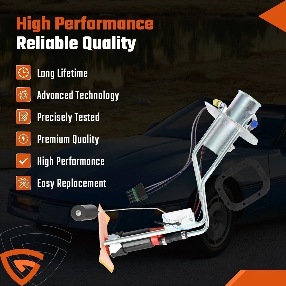 Conjunto de bomba de combustible y transmisor apto para Chevrolet Corvette 5,7 L 1989-1996 HP10031 KY Foto 2 de 4