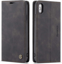 Cover Compatibile Con Iphone X/XS 5.8,Flip Custodia Caso Libro Pelle PU E TPU Si