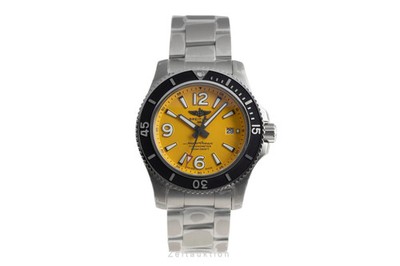 Breitling Superocean 44 Stahl Automatik Herrenuhr Ref. A17367D81C1A1 B&P 2020