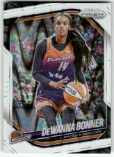 2025 Panini Prizm WNBA #32 DeWanna Bonner White Seismic Prizms