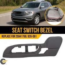Black Drivers Seat Switch Bezel Trim For 2009-17 Traverse Acadia Enclave GMC NEW