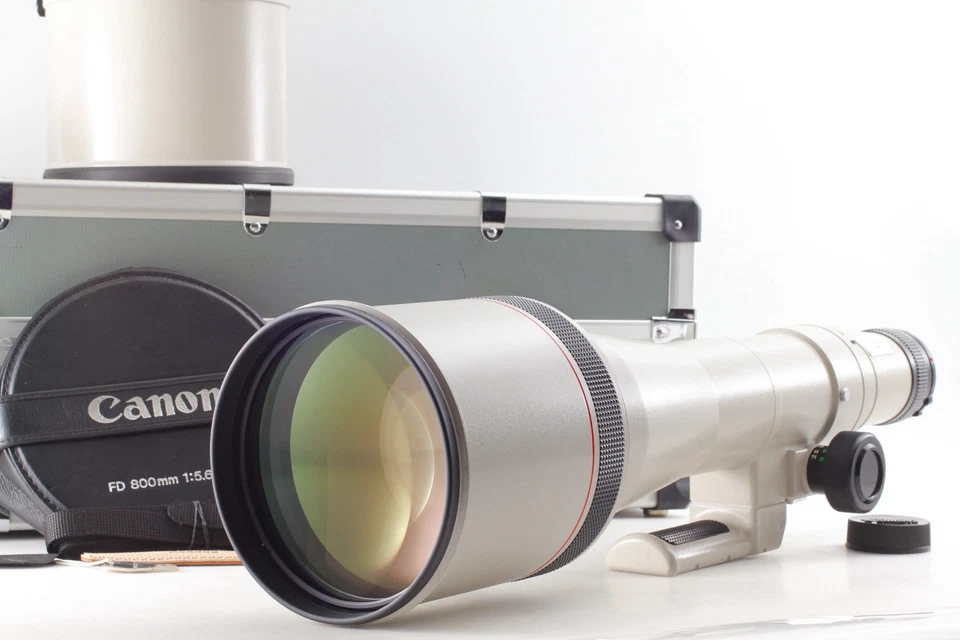 🎦【 MINT in Trunk 】Canon New FD 800mm f/5.6 L Telephoto MF Lens w/ Hood JAPAN - Image 3 of 4