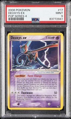 2006 POKEMON POP SERIES 4 #17 DEOXYS EX PSA 9 | eBay