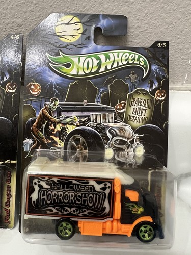 2013 Hot Wheels Halloween Graveyard Shift Detailing Complete Set of 5 - Picture 7 of 15