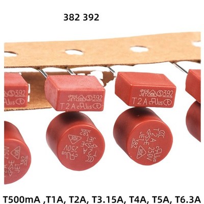 MP Sicherung Träg 250V Lötsicherung Flach 392 Rund 382 Löt Square Fuse PCB Löten