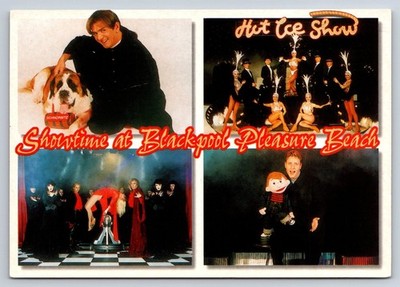 Blackpool Pleasure Beach Showtime John Hinde Postcard Richard Devere Hot Ice