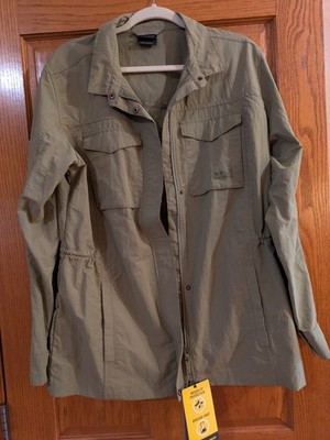 Jack Wolfskin Lakeside Mosquito Proof Water Repellent Finish Fieldjacket - L 