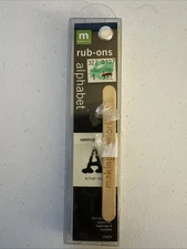 VTG 2004 Making Memories Alphabet Rub On Craft / Rummage 337 Characters