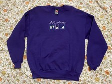 Vintage Disney Mickey Mouse Crewneck Sweatshirt 90s XL Purple