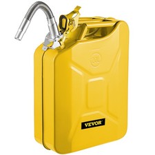 Spill Free 20L Steel Fuel Can with Dual Safety Seals Bendable Spout Design