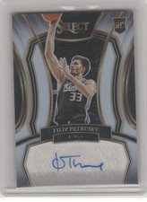 2023 Select Basketball Filip Petrusev #RS-PET Rookie Signatures Scope Prizm RC A