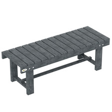 Image of Outsunny 1.1M Outdoor Garden Bench Patio Loveseat Fir Wood 2 Person