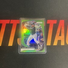 2020 Panini Prizm - Randy Arozarena #53 Lime Green Prizm /125 (RC) Mariners Rays