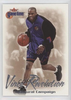 2000-01 Fleer Game Time Vince And The Revolution Vince Carter #4VR HOF 0a3