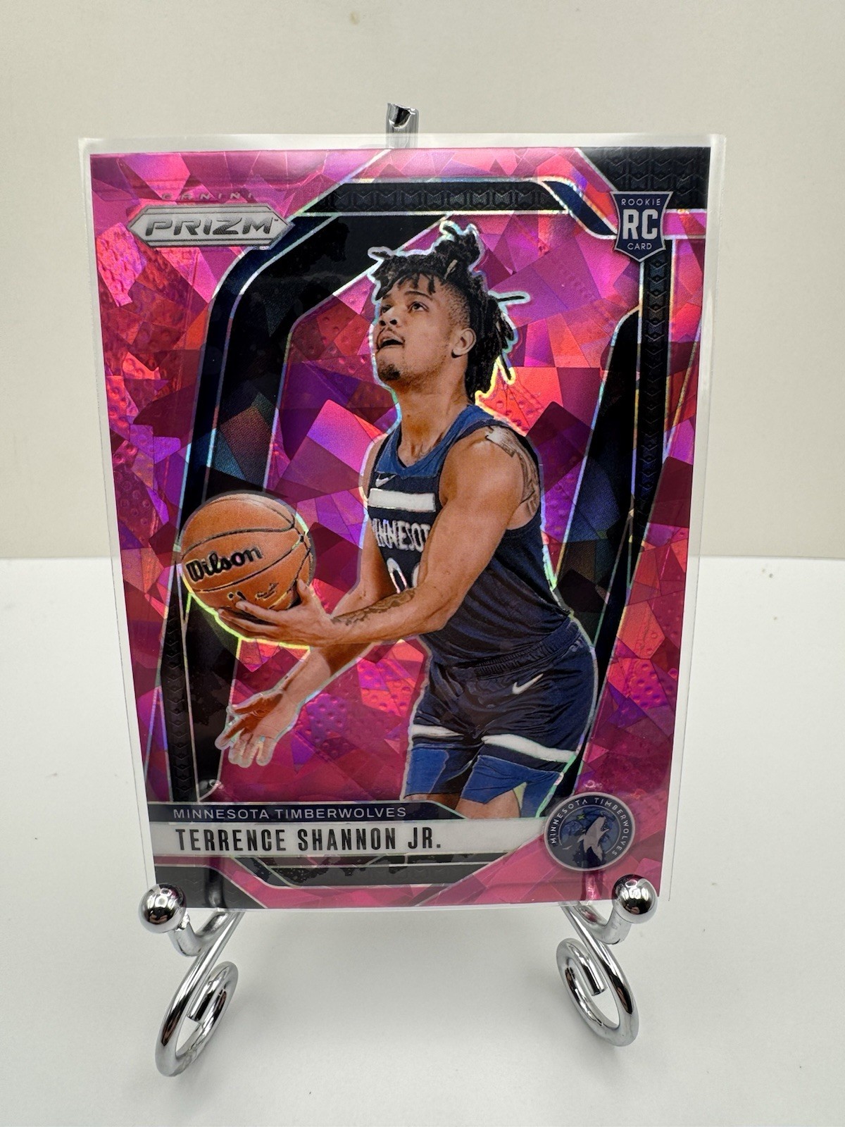 2024-25 Panini Prizm - Terrence Shannon Jr. #224 Pink Ice Prizm (RC)