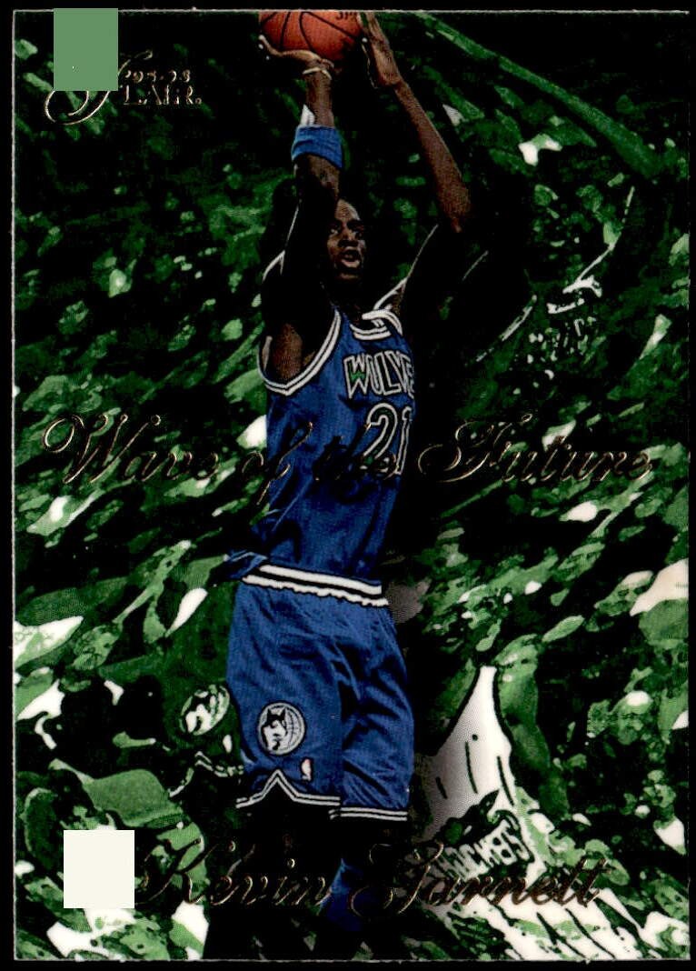 1995-96 Flair #3 Kevin Garnett Wave of the Future Rookie E1