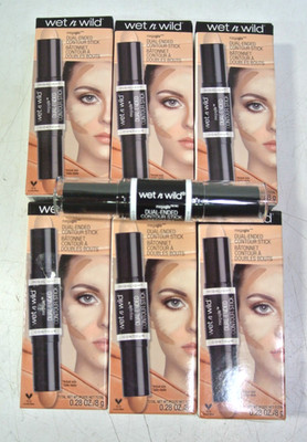 6  Wet n Wild MegaGlo Dual-Ended Contour Stick  Medium/Tan #752A  0.28 oz