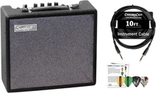 Sawtooth 10-Watt Electric Guitar Amp with Instrument Cable & Pick Black 