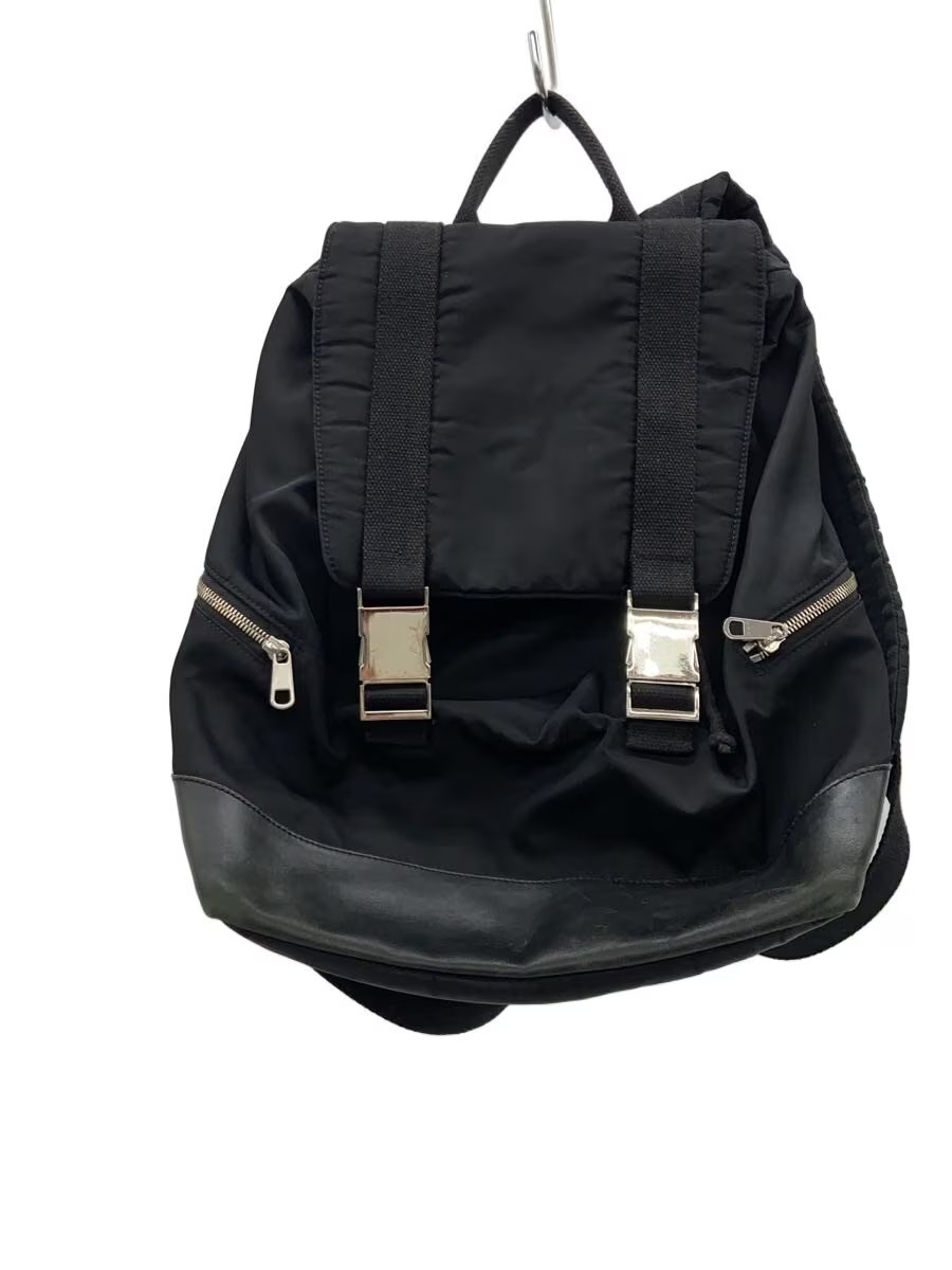A.P.C. Backpack, Polyester, Black, Solid Color - image 1