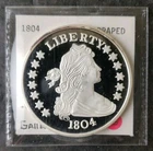 Gallery Mint 1oz Silver Round Fashioned as a Draped Bust Dollar