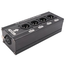 XLR 1x4 Symmetrischer Audio-Splitter, 1 Eingang, 4 Ausgänge, 3-Poliger XLR-7441