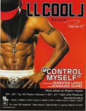 LL COOL J Rare Control 2006 PROMO TRADE AD Poster for Todd CD 8.5x11 MINT USA