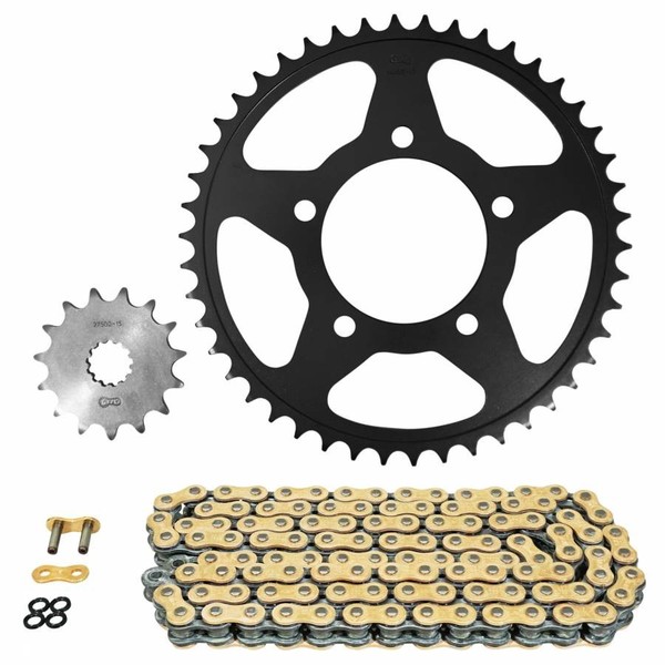 Anpassbares Kettenkit Suzuki 650 SFV Gladius 2009-2016 520 15X46 (Durchmesser Ri-image