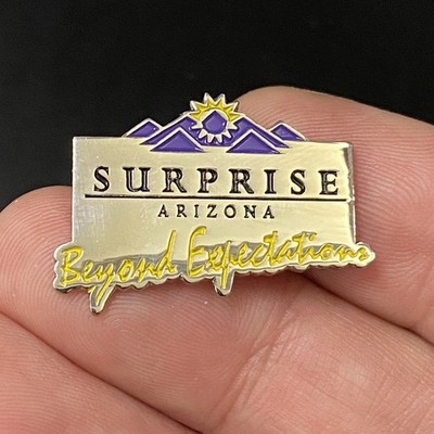 VTG Surprise Arizona Beyond Expectations Hat Lapel Pin Souvenir 