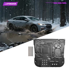 Engine Splash Shield For Chevrolet Malibu 19-24 Heavy Skid Plate W/Service Hole