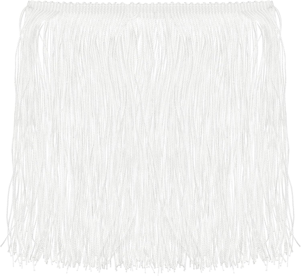 2 Yards 20Cm Kettchenfransenborte Quaste NäHen Borte Polyester Fransenborte Band-image