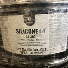 Uniflex Silicone44 Rubberized Silicone Roof Coating 55 GAL /208.2 L