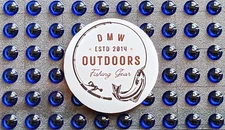 168pcs, Soft Holographic BLUE 3d adhesive fish eyes 3mm, Fly Tying, Lures, Jigs