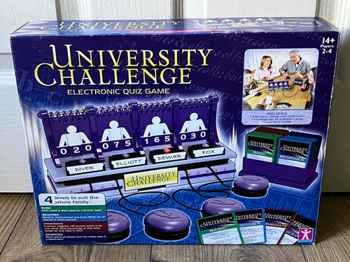 University Challenge elektronisches Quizspiel - vollständig / sehr guter Zustand