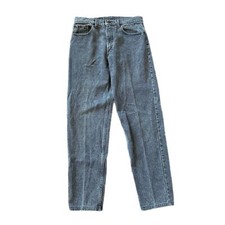 Vintage Levis 550 Jeans Men s 32 x 33 Black Denim Relaxed Fit Tapered 90s