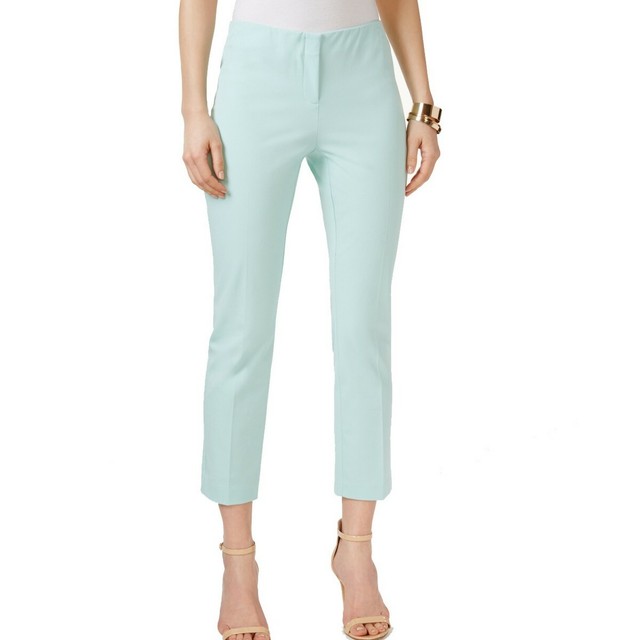 Alfani Womens Pants Gray Size 8 Capri 
