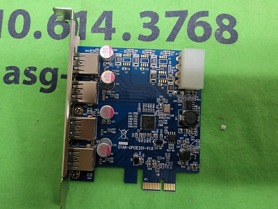 VISIONTEK STAR-UPCIE201-V1.0 USB 3.0 4 PORT  PCI-EXPRESS