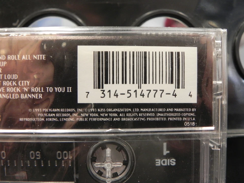 KISS Alive III with Hype sticker SEALED Cassette Mercury 314 514 777-4 - Image 4 of 4